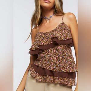 New Boho Flounce Top